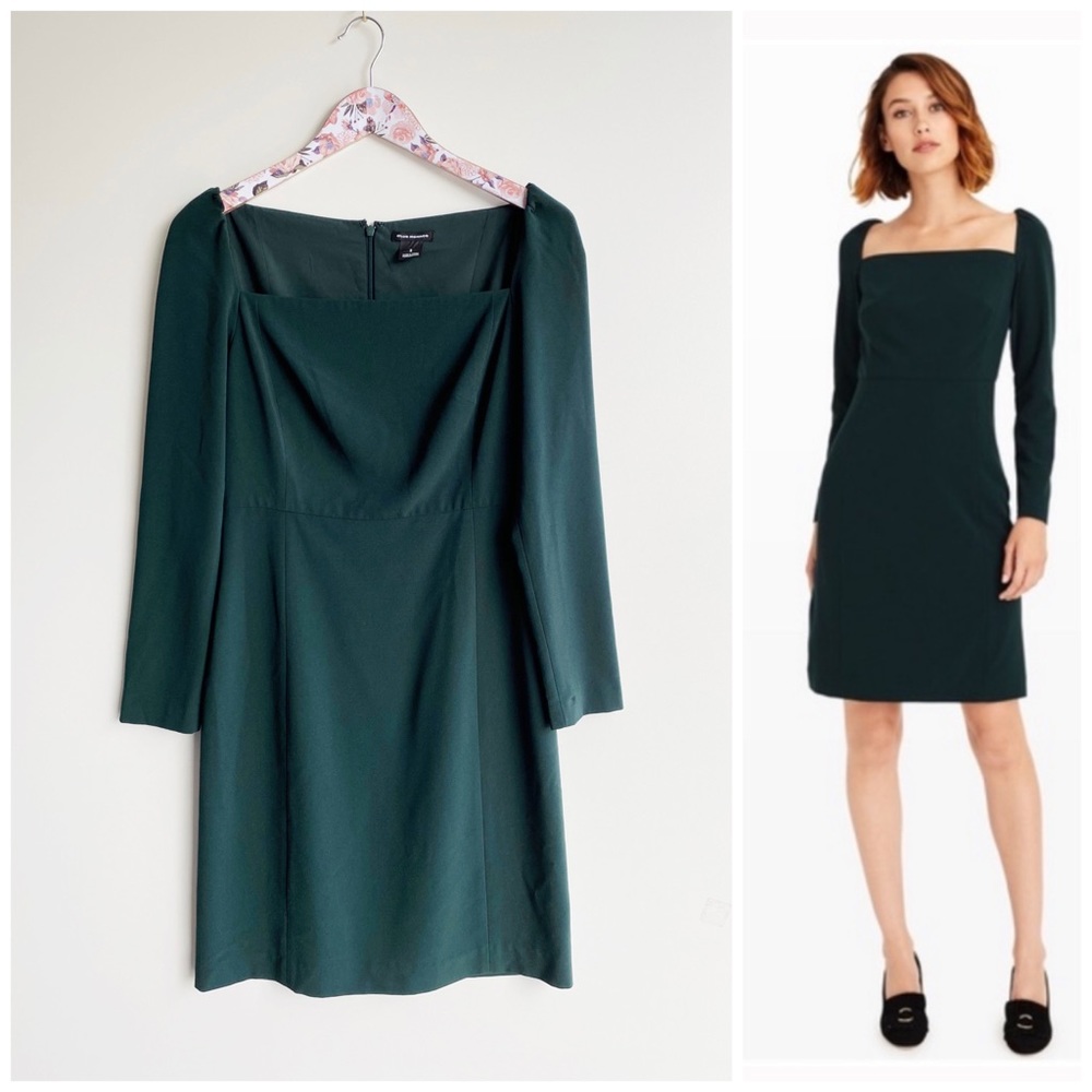 CLUB MONACO Juniper Green Resaria Square Dress! 2